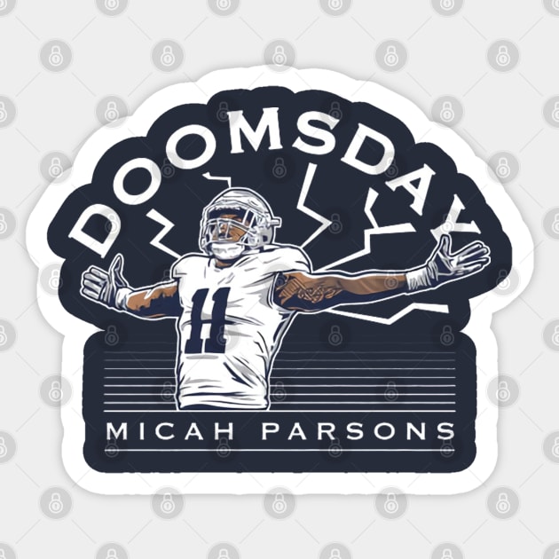 Micah Parsons Doomsday Sticker by Chunta_Design